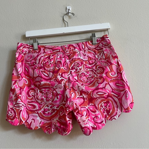 Lilly Pulitzer Buttercup Short in Mango Salsa | 4 - Picture 2 of 3